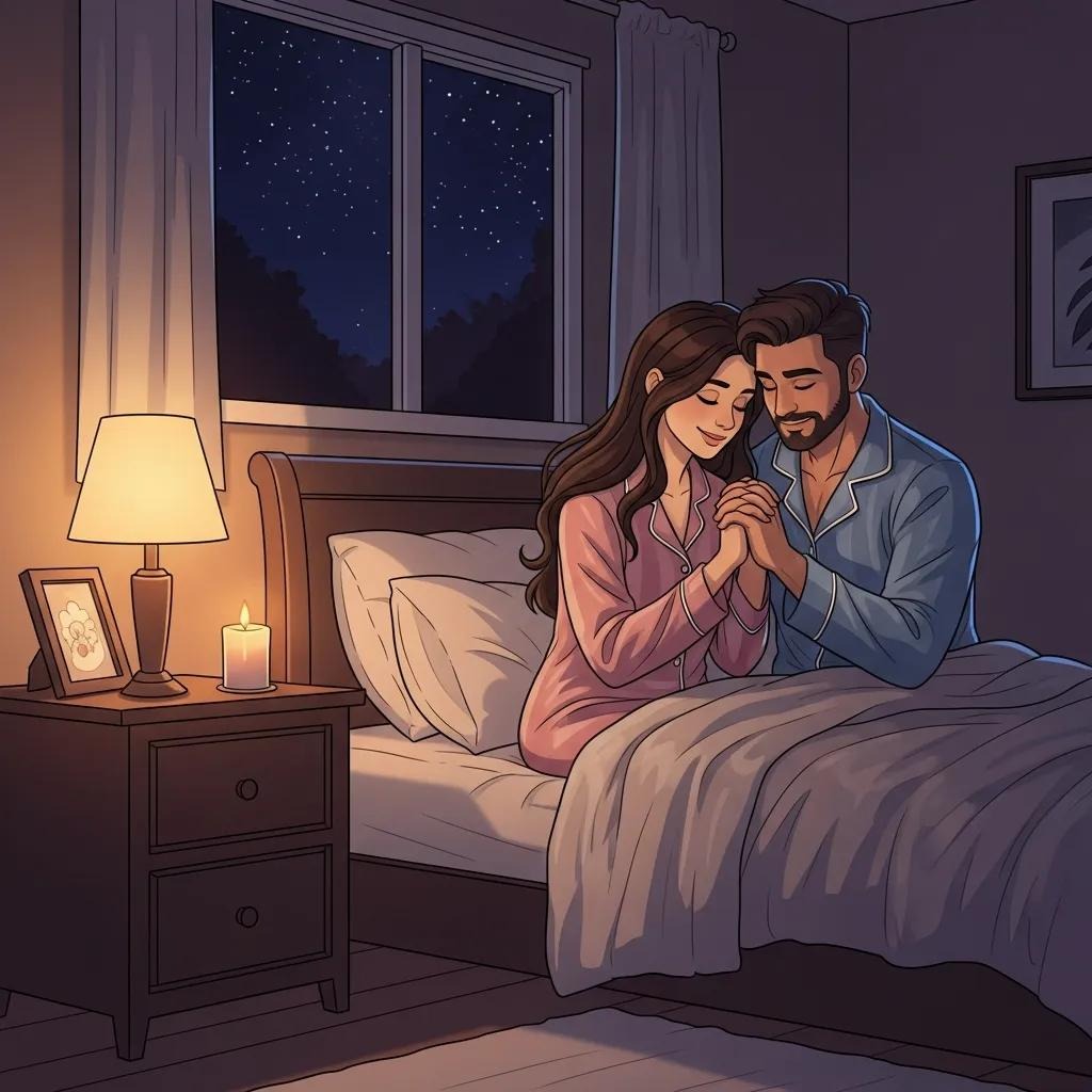 Powerful Good Night Prayer Message for Him — Love, Peace & God’s Protection