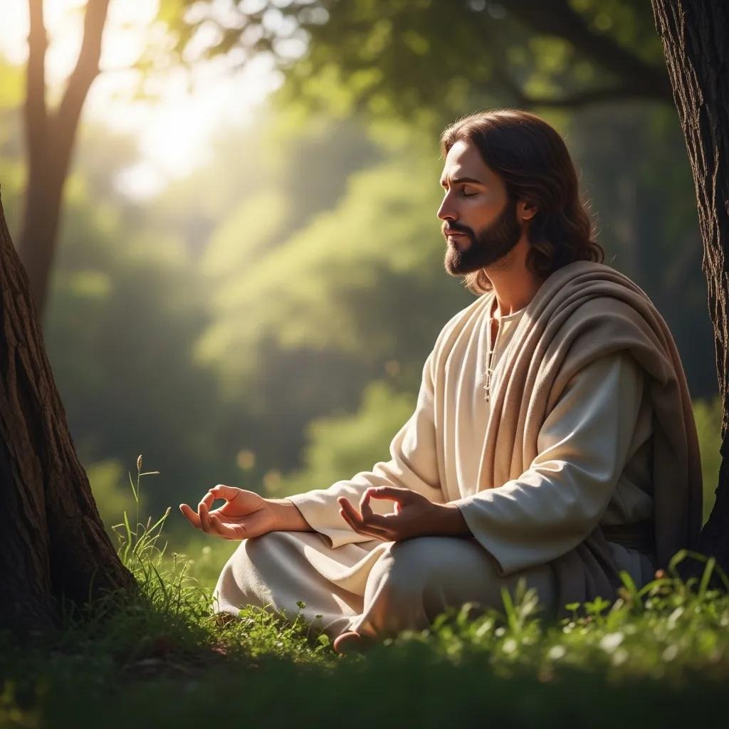Jesus Meditating: Exploring His Prayer Life and Biblical Meditation Practices for Spiritual Growth